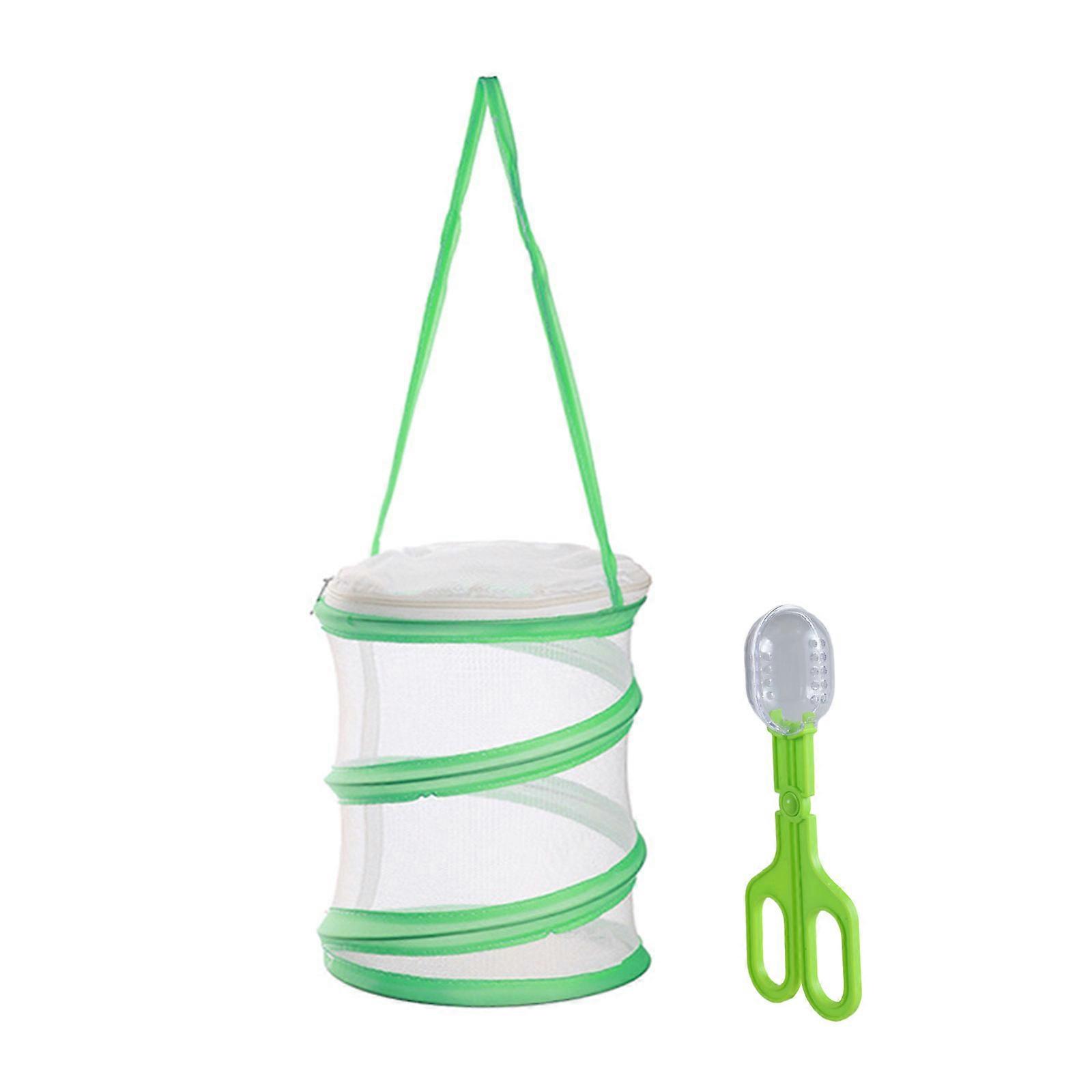 أطفال في الهواء الطلق مغامرة اصطياد الحشرات الفراشة قفص المشبك مجموعة لاستكشاف الأطفال الحشرات مجموعة للتخييم الأخضر