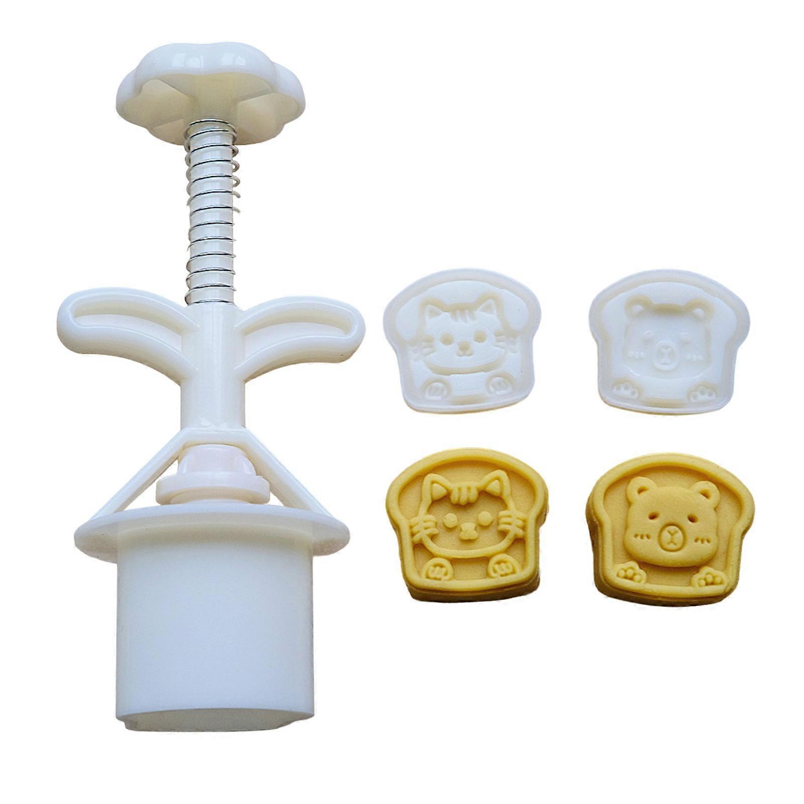 Ornament/Toast  Moon Cake Press Molds Cookie Stamps MidAutumn Moon Cake Maker Decorating Tool for Making Cookie