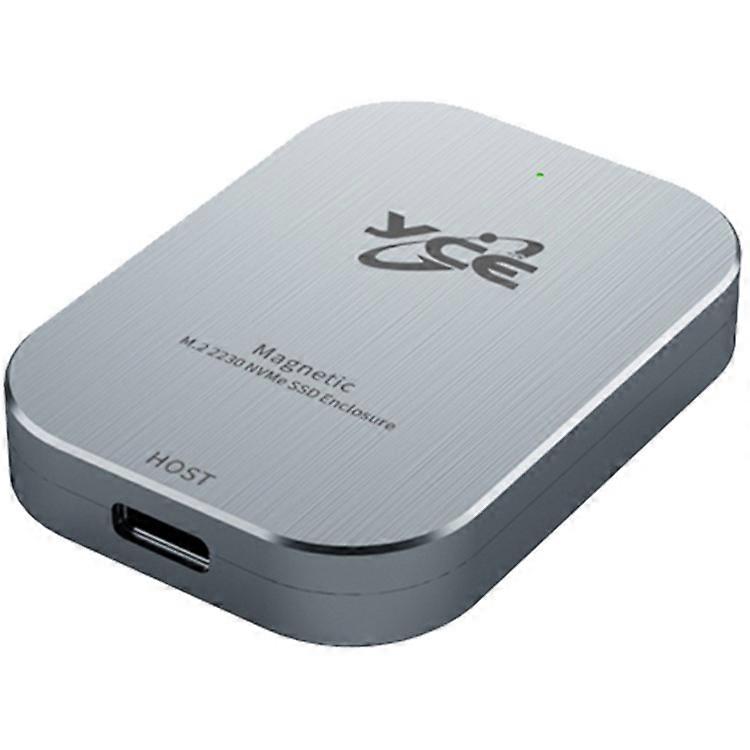 V195B 10Gbps Magnetic Hard Drive Box NVME / 2230 / M.2 Solid State Hard Disk Enclosure for Type-C Phone Laptop
