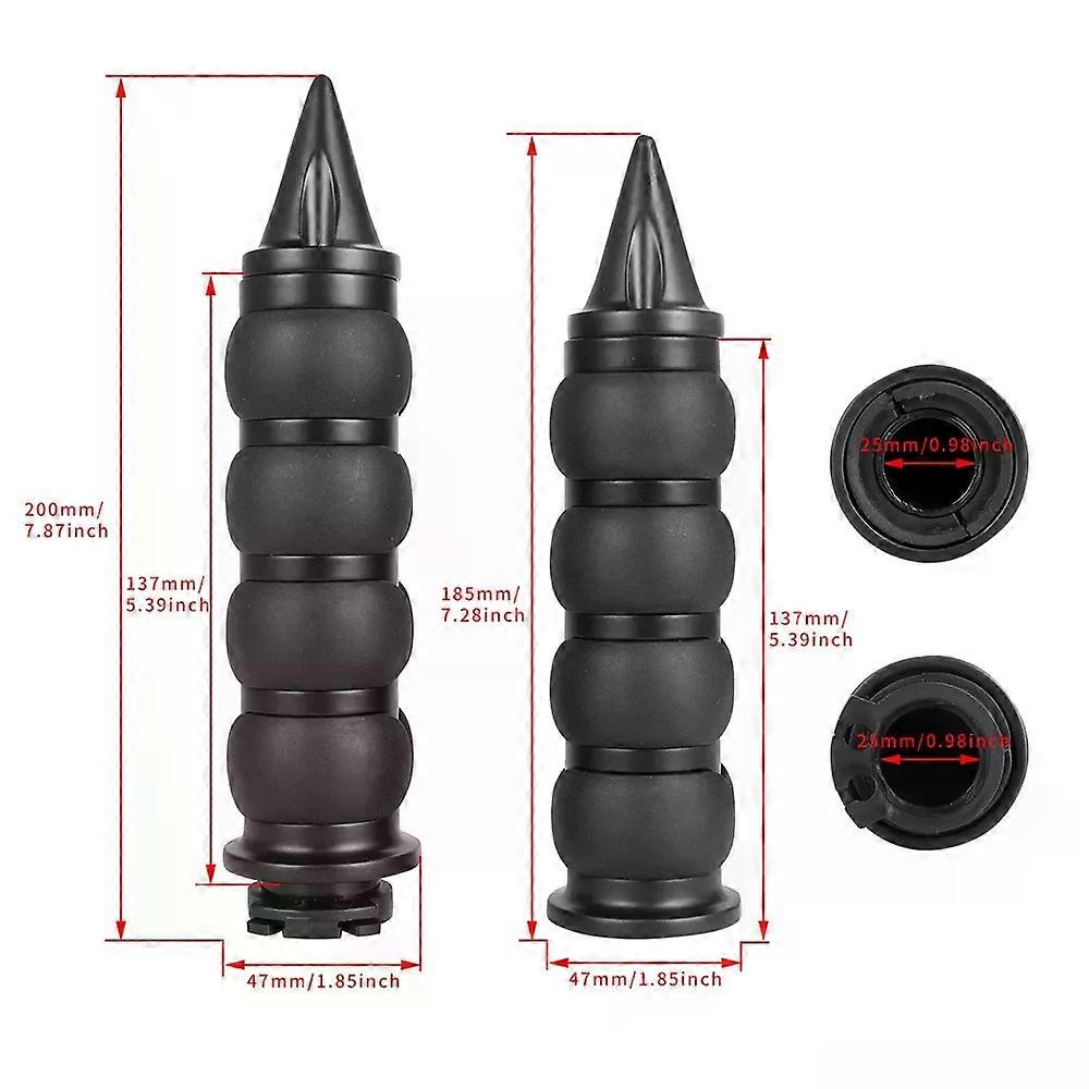 25mm 1 Motorcycle Handlebar Handle Bar End Hand Grips For Harley Cruiser Chopper Custom Suzuki Boulevard M109R Road Glide
