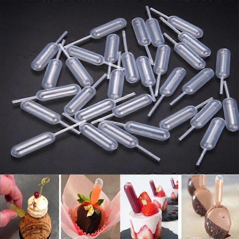 100 4ML pipette dropper disposable pipette cupcake ice cream syringe