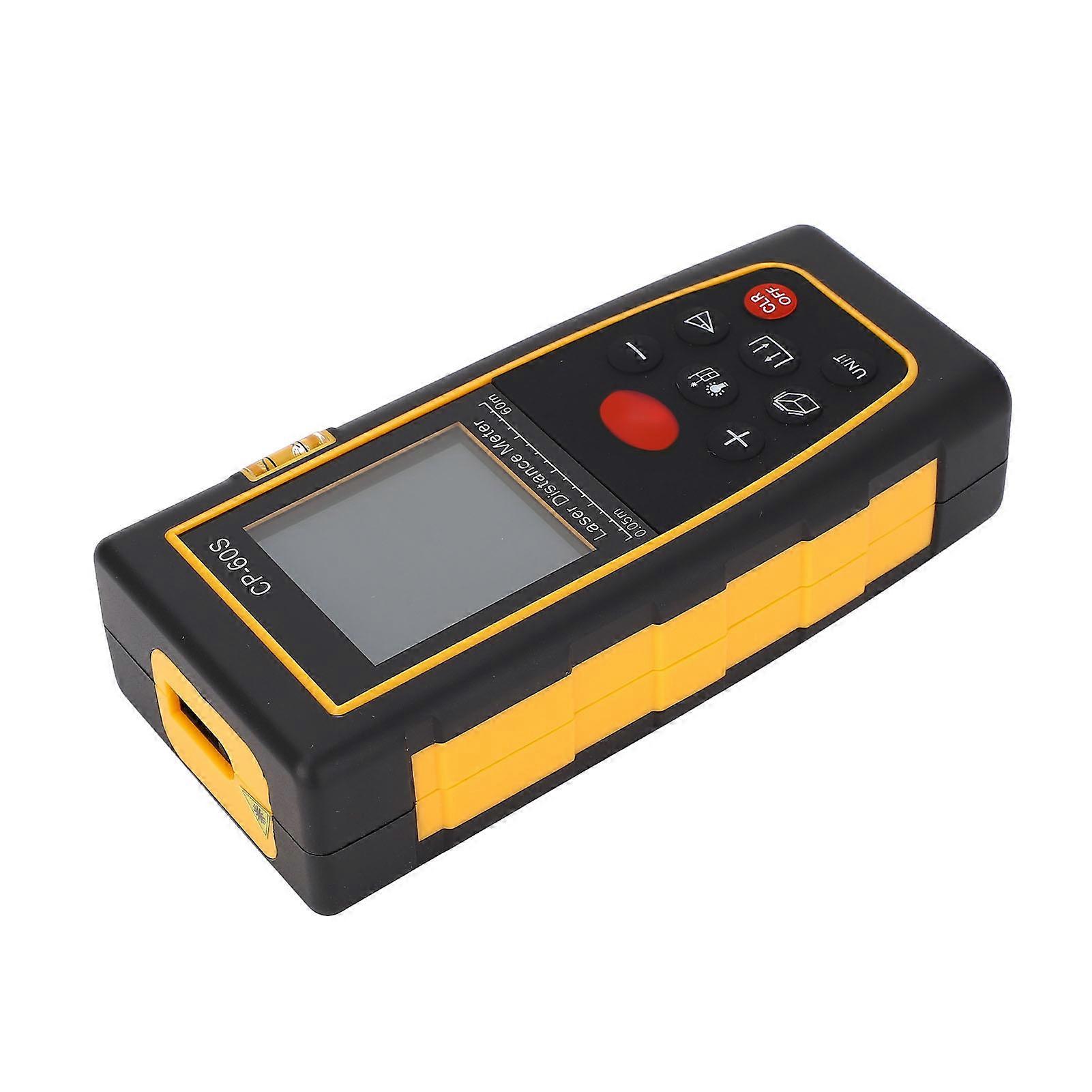 0.05 to 60m Distance Meter High Accuracy LCD Display Handheld Distance Measure Meter for Professionals DIY Enthusiasts 