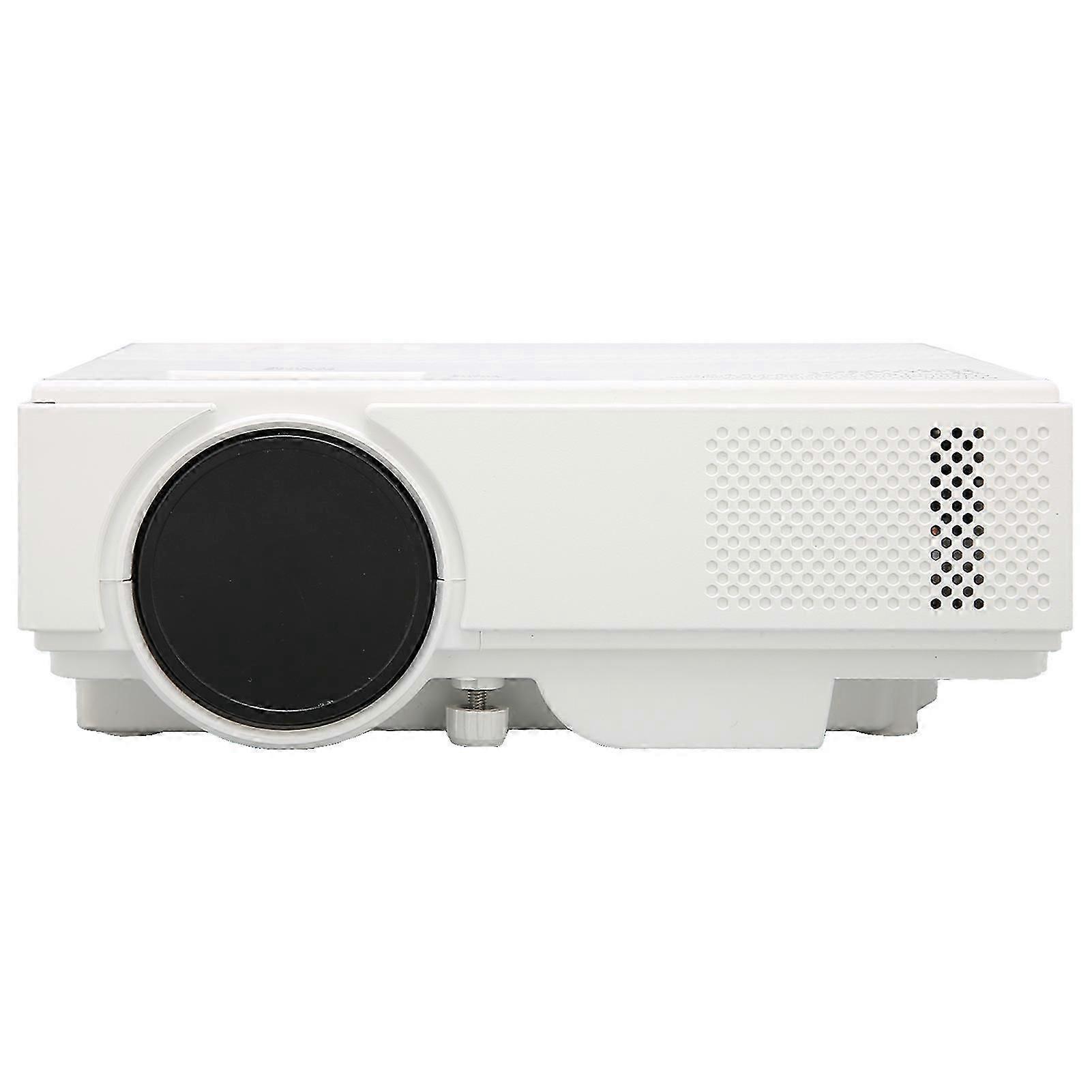 Mini Projector Full HD 1080P 1500:1 Multi Function Heat Dissipation Wide Compatibility Portable Projector 100240VAU Plug