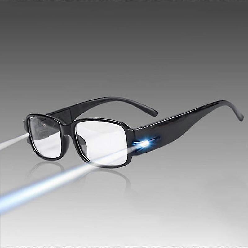 Multifonctionnel Force LED Lumières Lunettes de lecture Vision nocturne Lunettes avec lampe