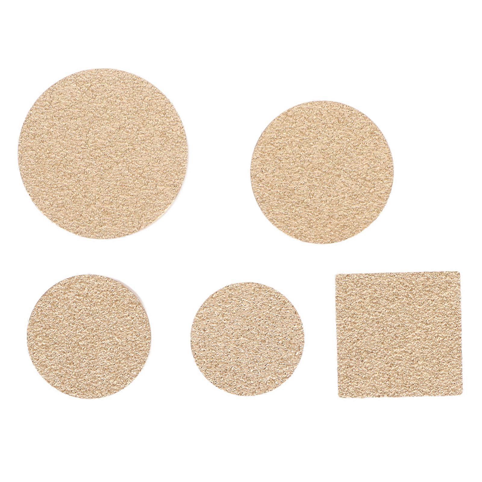 4Pcs Frosted Stamp Head Blank Assorted Shapes Durable Copper Light Wax Seal Stamp Head for DIY Craft Envelope Making