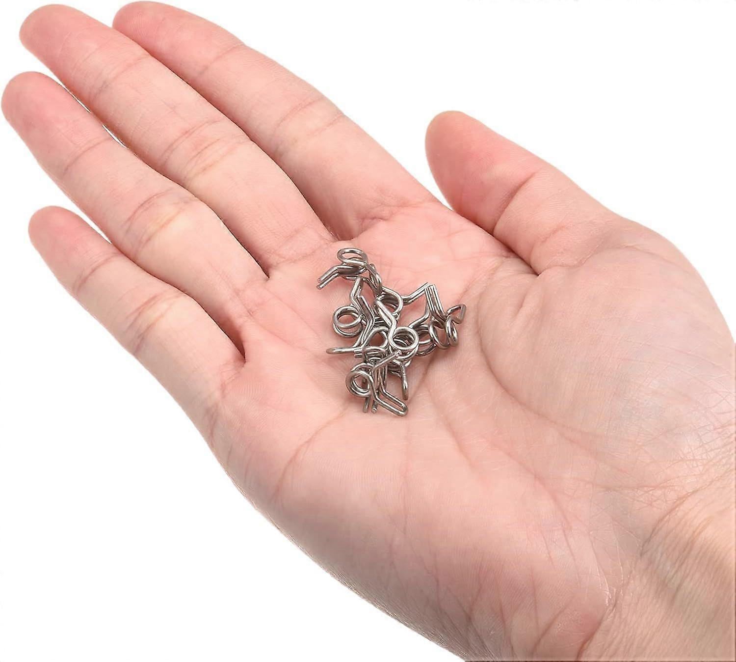 20 Pièces Colliers De Serrage à Double Ressort Inox 304 - 3.5mm - Neuf Sous Emballage