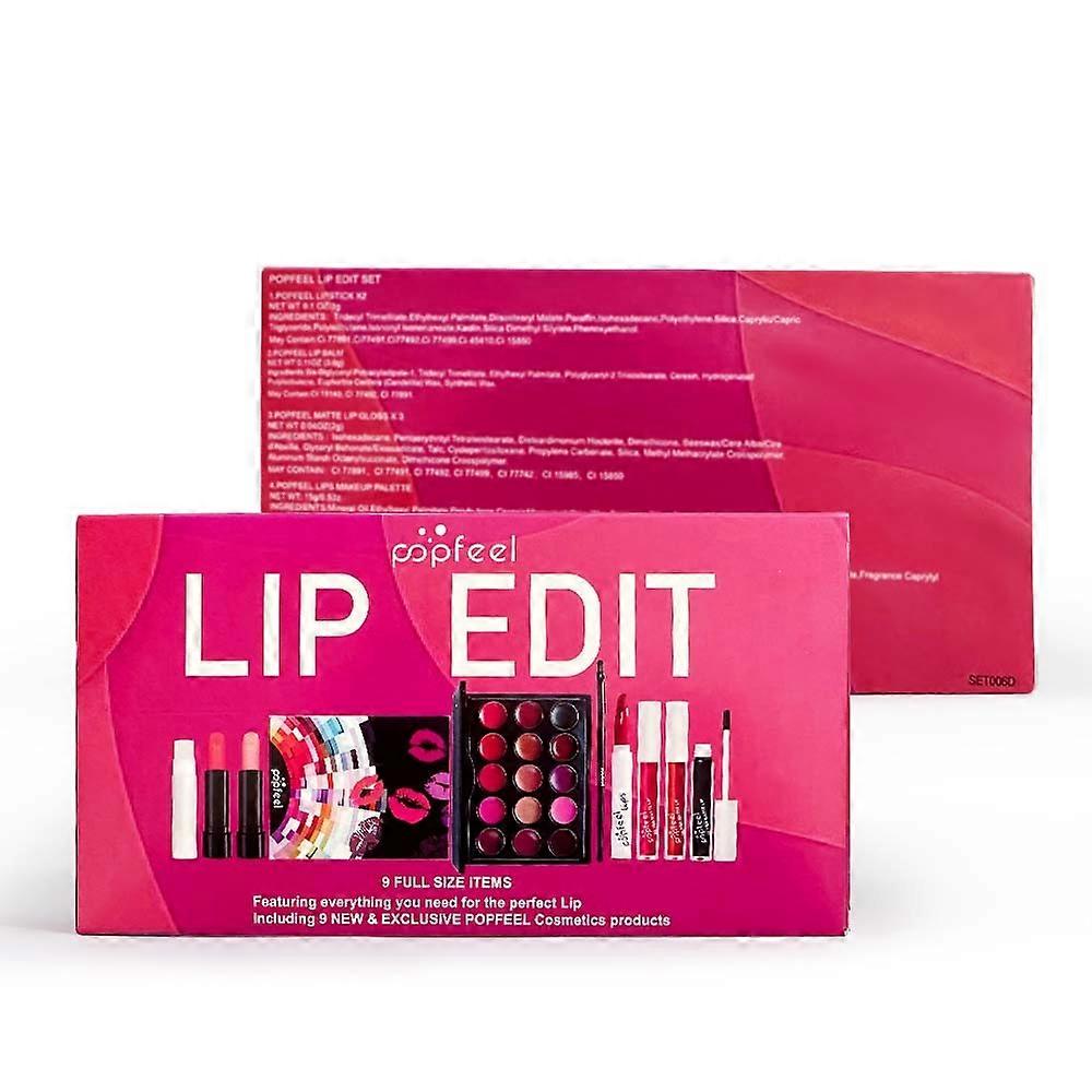 Lip Makeup Set Lip Glosses With Brilliante Colours And Smooths Texture 16ml HarmonyHub192