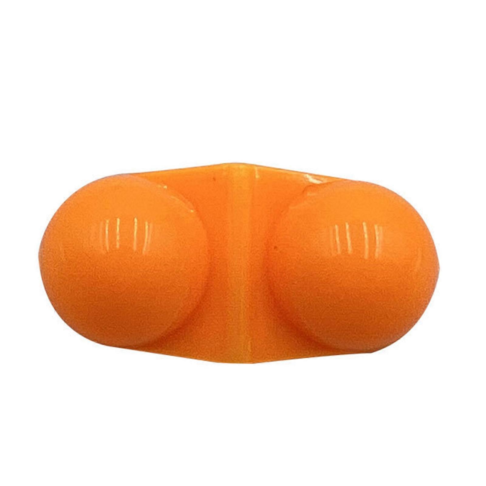 10Pcs Fishing Bells Night Fishing Rod Baits Set Fishing Alarm Fishing Portable Fishing Bells Clips Outdoor Fishing Bells  Orange
