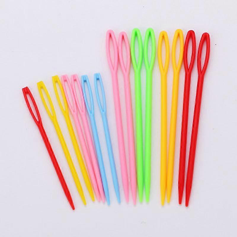 6 * 2 Sizes Stuff Threading Plastic Braiding Needle
