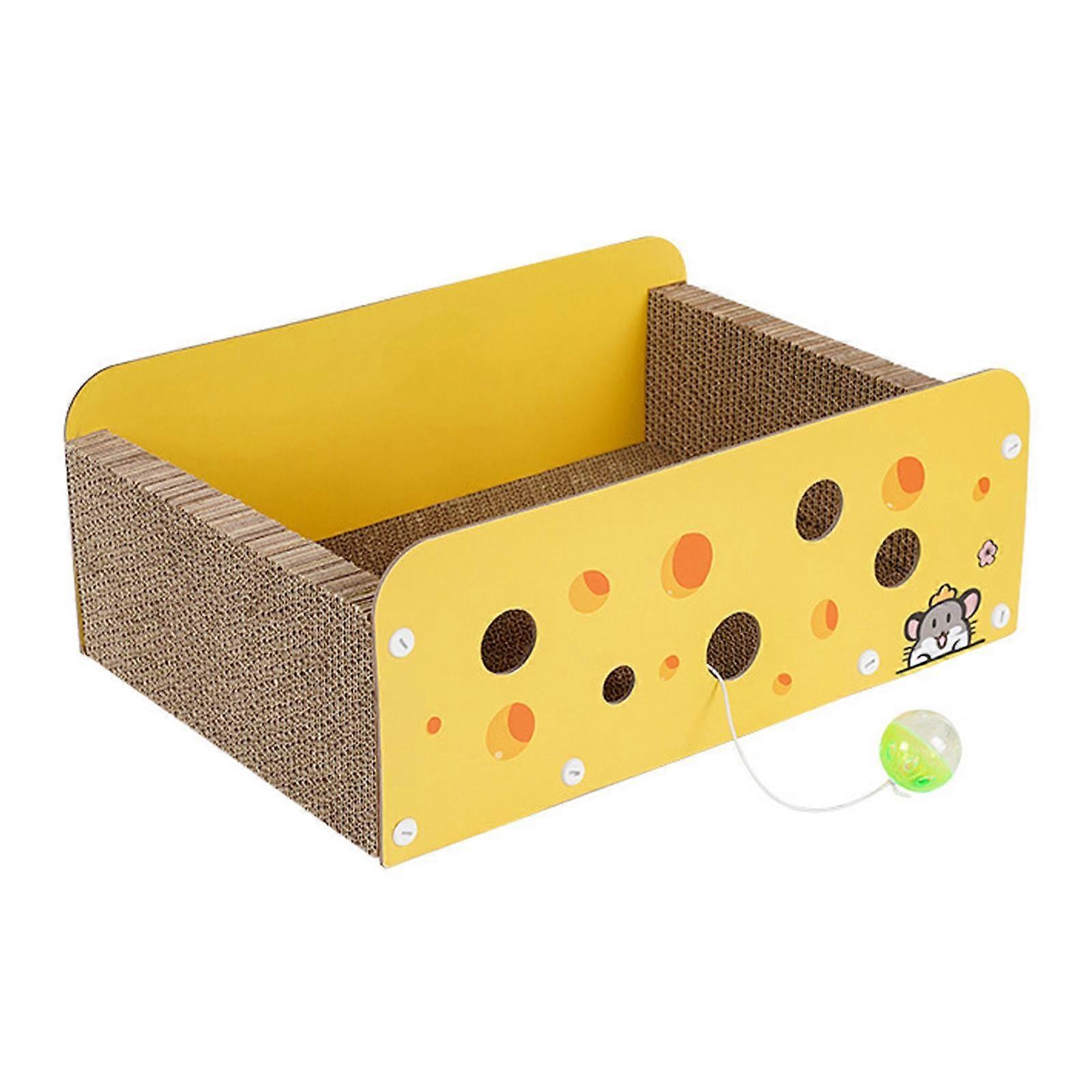 Scratch Pad Nest Scratching Lounge Bed Kitty Durable Cat Scratcher Cardboard