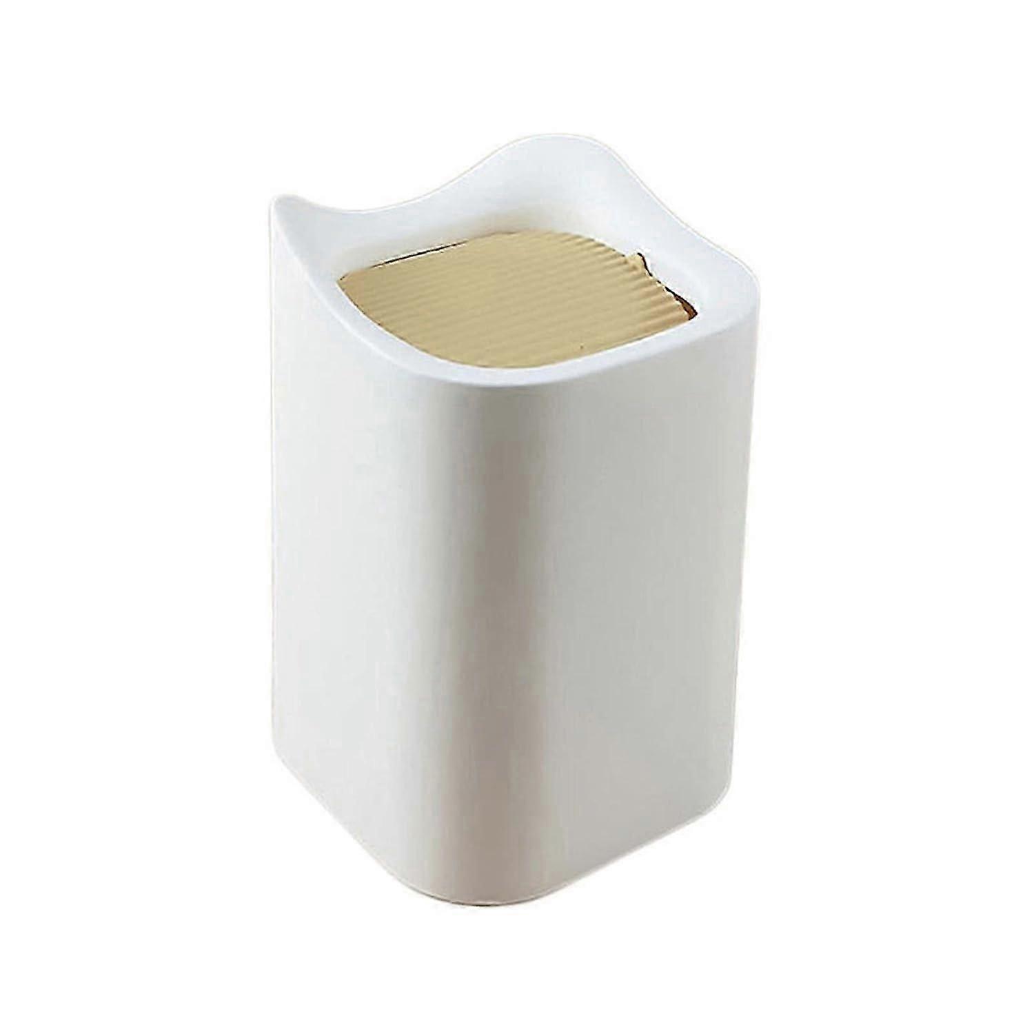 Mini Trash Can with Lid - Desktop Trash Can - Portable Mini Trash Can for Bedroom, Bathroom