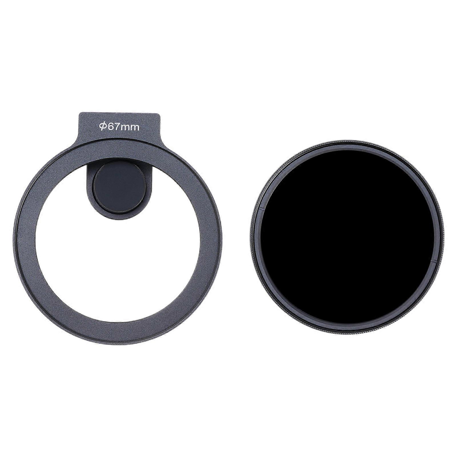 Universal Phone Camera Lens Filter Clip 67mm Filter Clip Holder Camera Lens Filter for 16 15 14 Clip On Phone ND Filter
