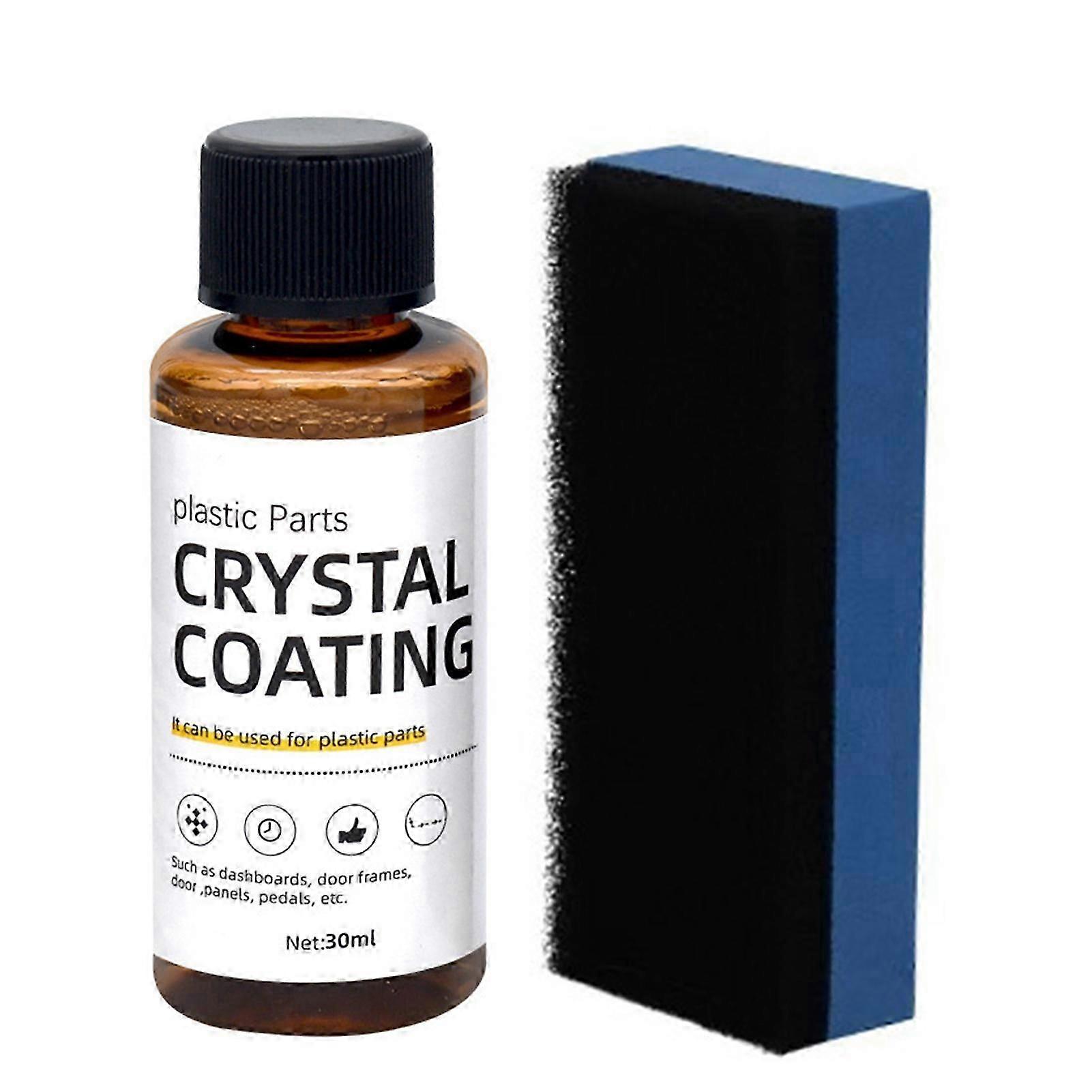Plastic Parts Crystal Coating, Refurbish Agent for Car Plastic Parts, Gloss Retention and Protection for Car