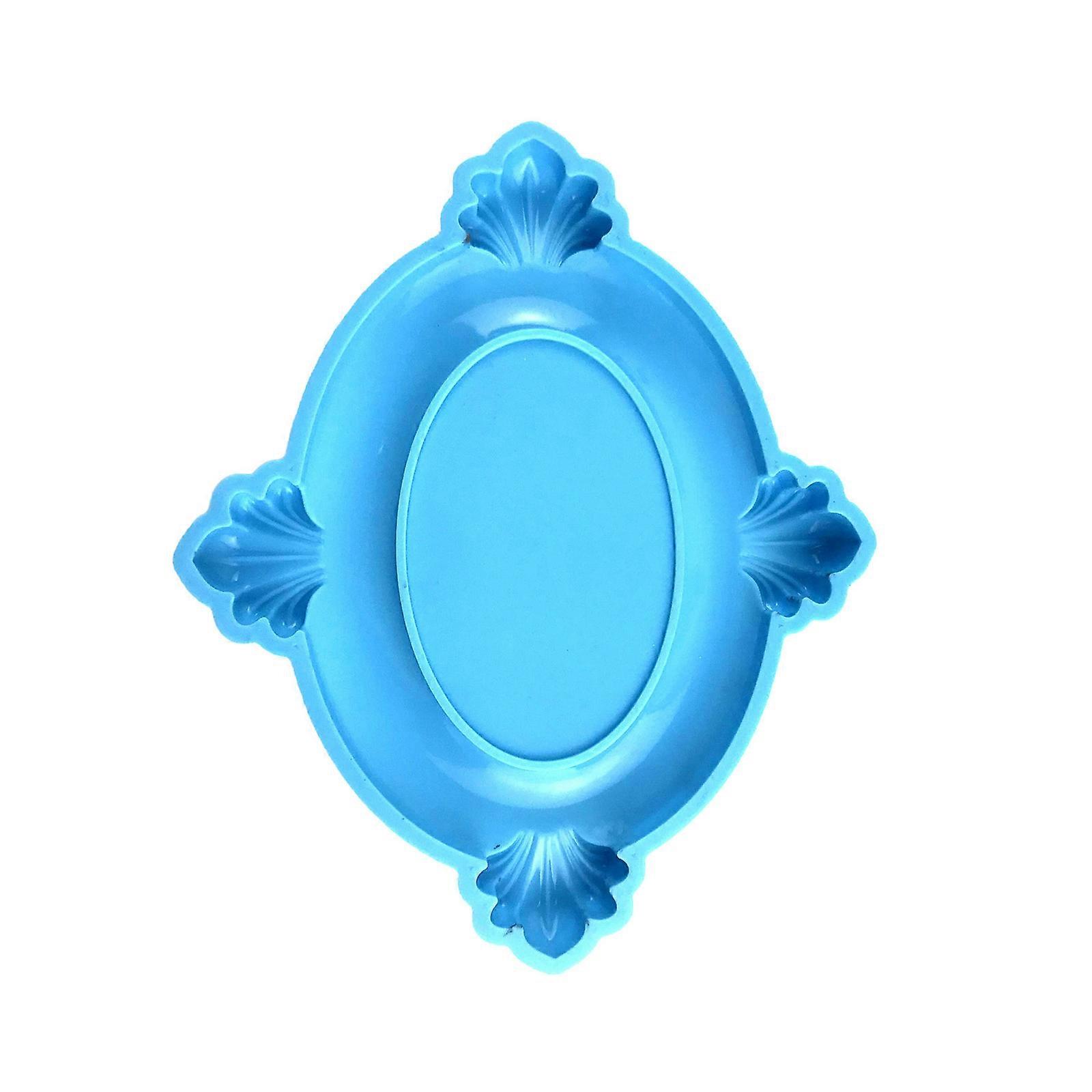 Photo Frame Resin Mold Silicone Picture Frame Mold for Epoxy Casting DIY Picture Frame Resin Mold Photos Display Tools  Blue
