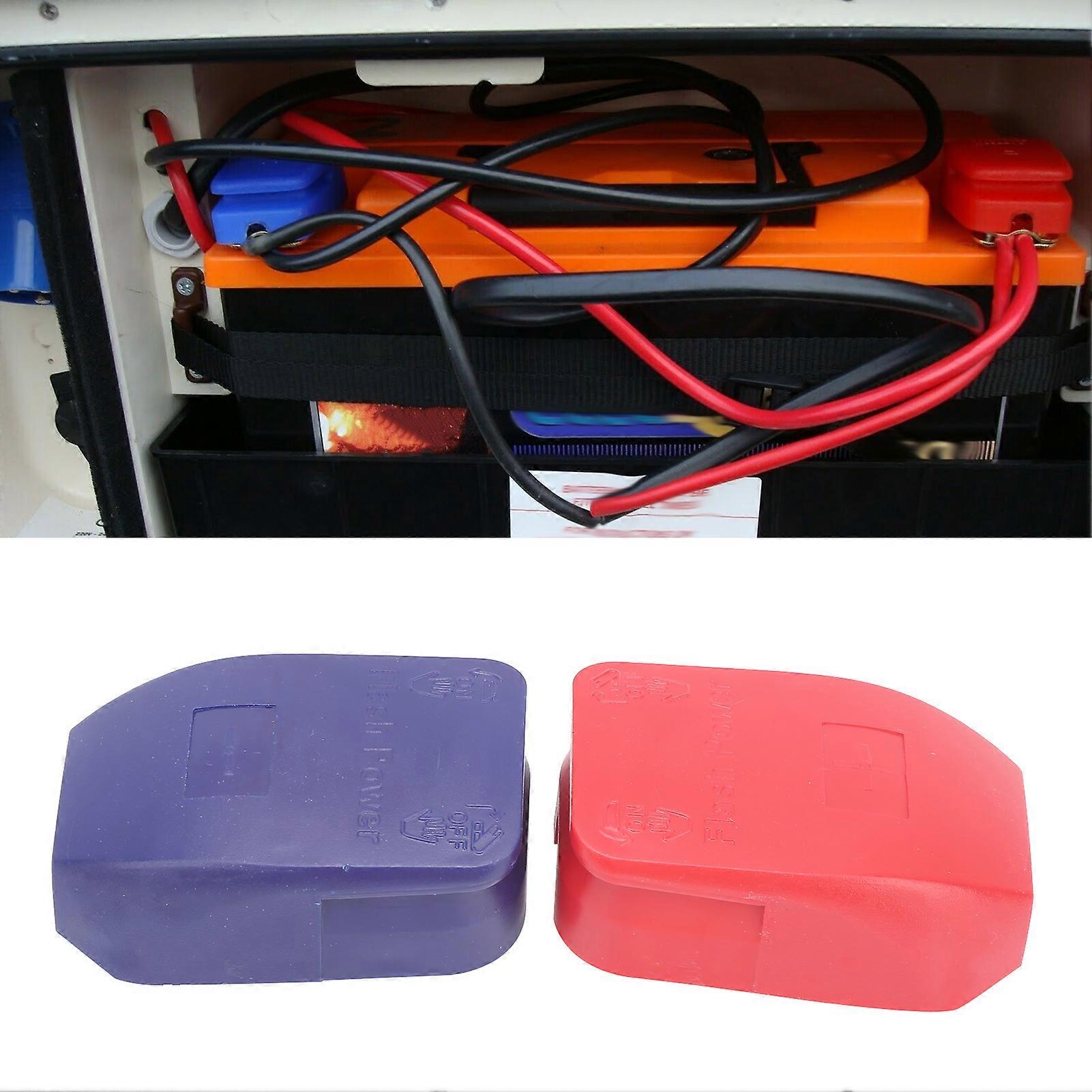Pair of Battery Terminals Quick Release Clamps Connectors Universal Accessory for Car