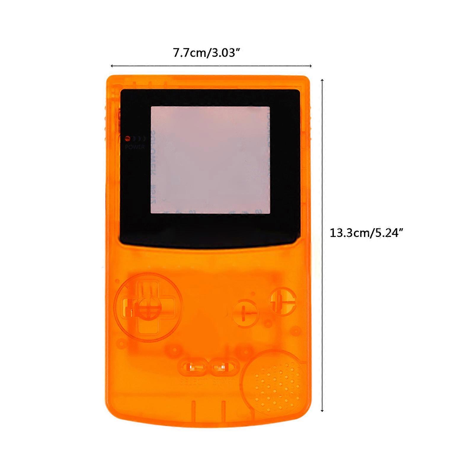 1 Set DIY Game Housing for Case for Shell Kit for Protection Cover Replacement Repair Part for Game Boy Color GBC Silver