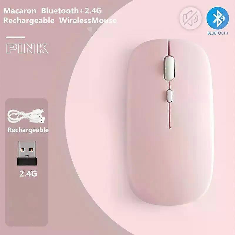 Macaron Rechargeable Wireless Bluetooth Mouse USB Mice For Android Windows Tablet Laptop Notebook PC For IPAD Mobile