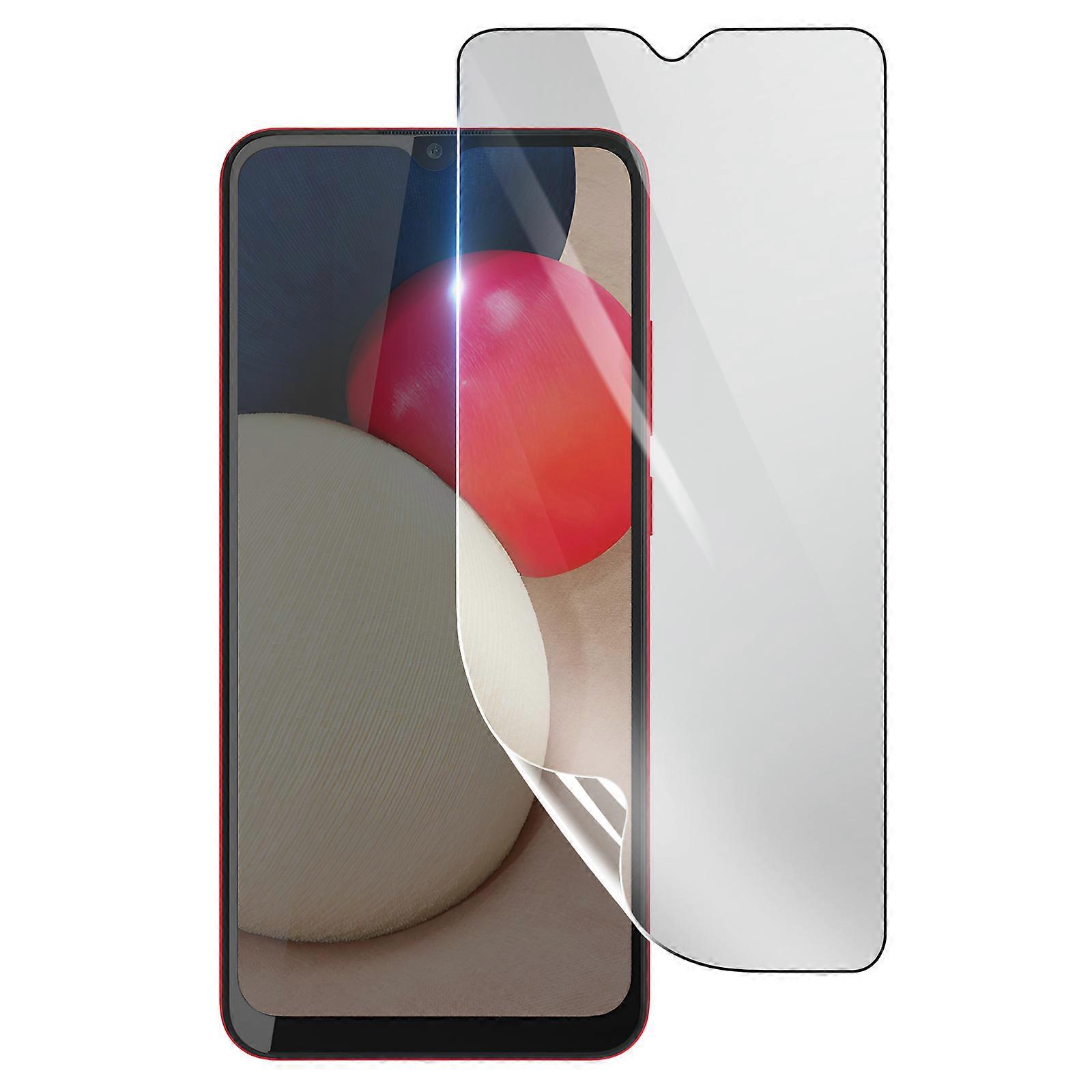 Shockproof Hydrogel Screen Protector for Galaxy A02s, Transparent
