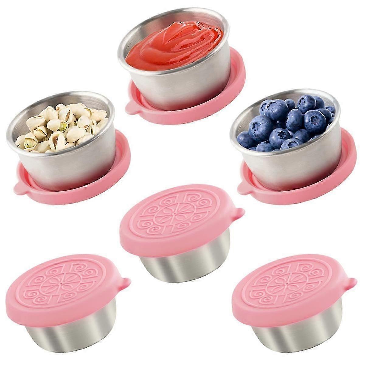 Salad Sauce Container Salad Sauce Container with Lid Small Leak-Proof Reusable Salad Dressing Conta