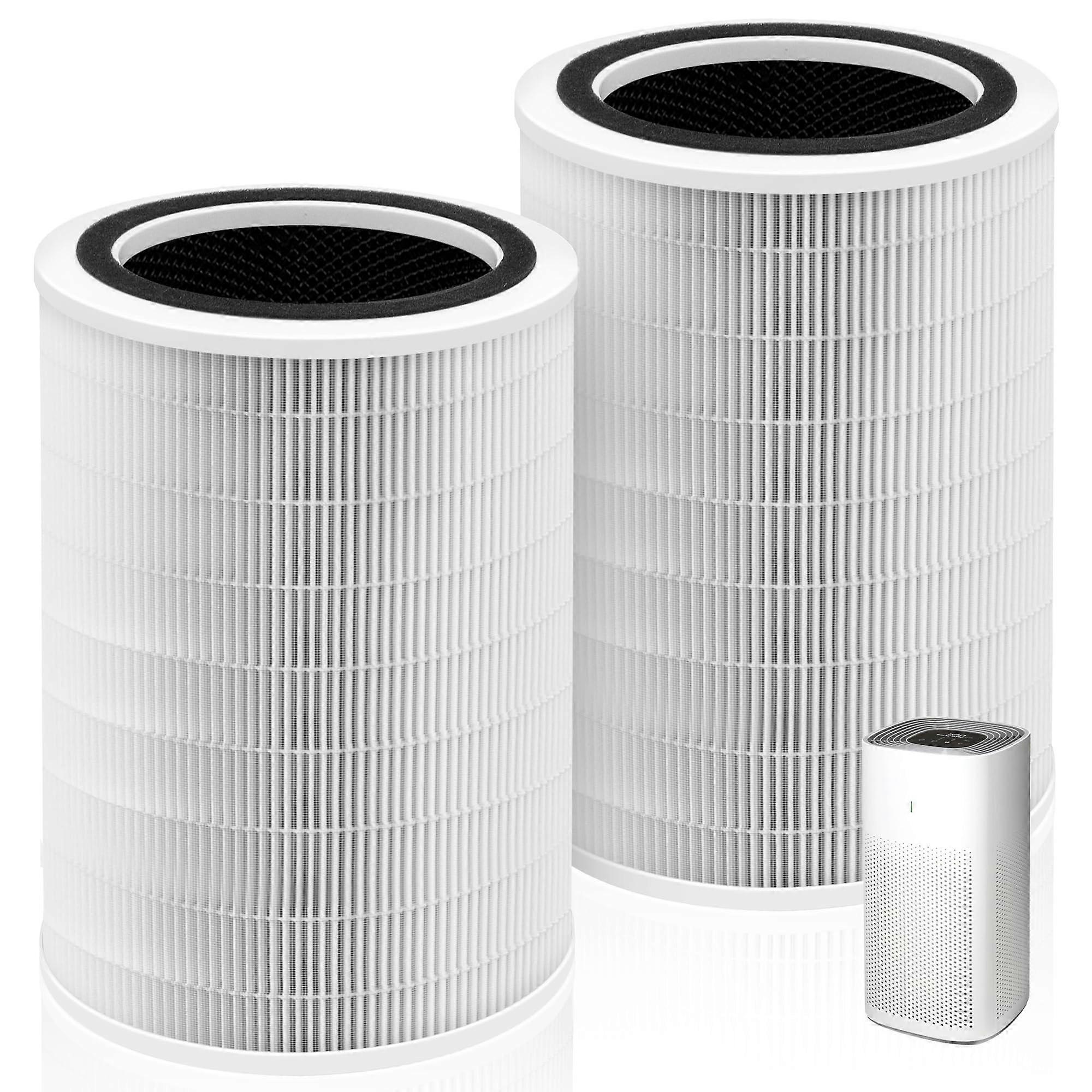 12010 HEPA Replacement Filter for Clorox Air Purifier 11010 11011, H13 True HEPA, Activated Carbon, 2 Pack