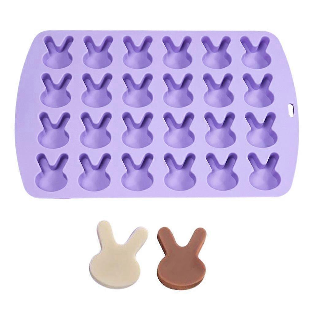 24 Cavity Easter Rabbit Silicone Mold Fondant Chocolate Mold DIY Baking Tool