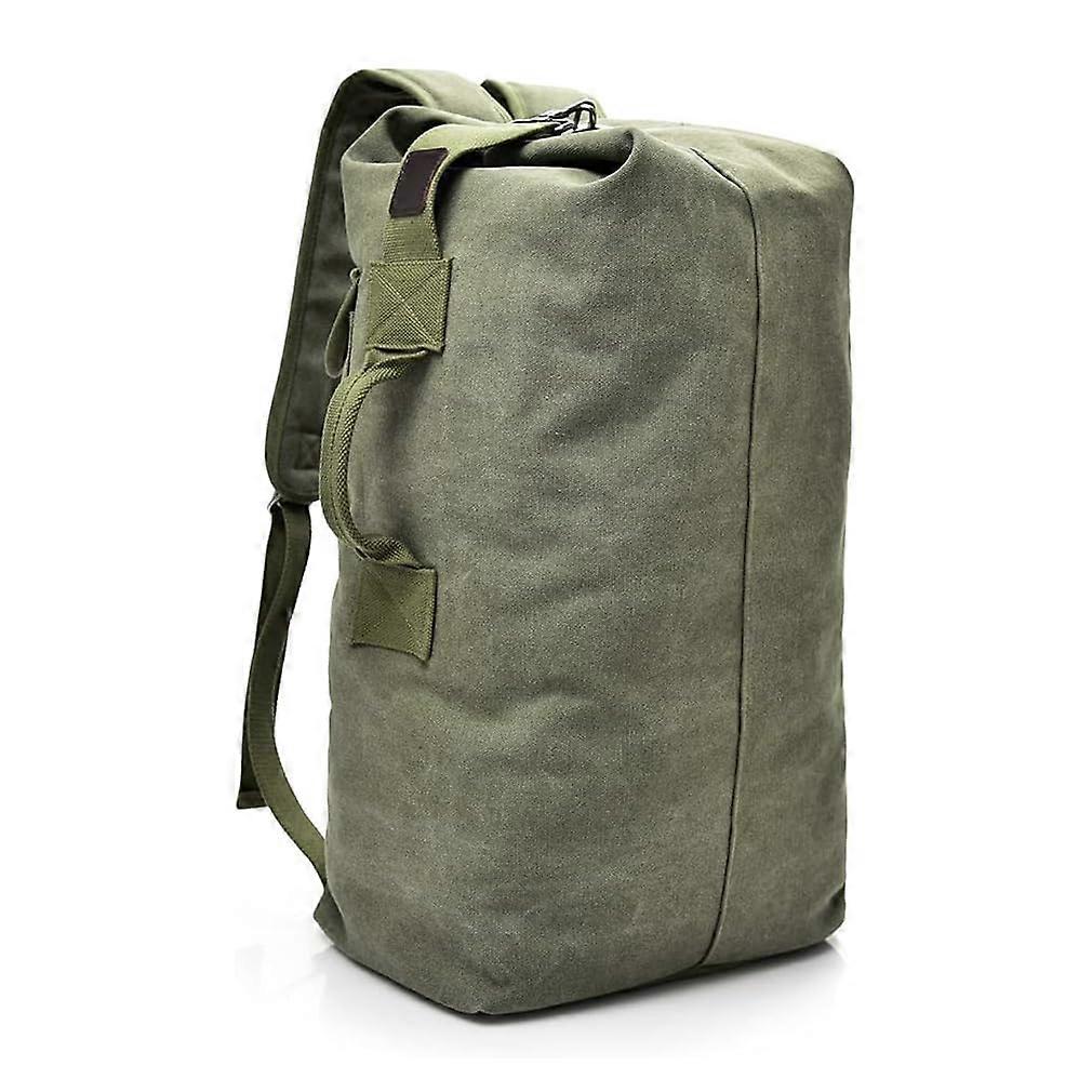 Military Tactical Backpack Travel Climbing Bag Duffel Bag Top Load Double Strap Canvas Backpack
