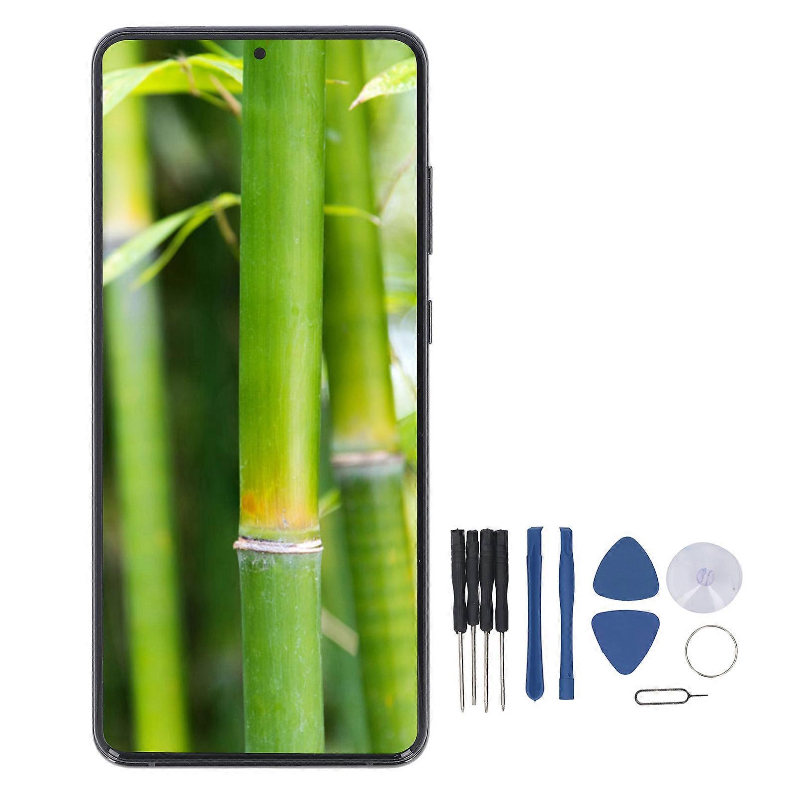 6.9 Inch Replacement 3200x1440 Sensitive Phone Touch Display Screen Assembly with Frame Tools for Galaxy S20 Ultra