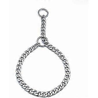 Solid Iron Dog Collar Adjustable Metal Chain Large Pet Training Collar