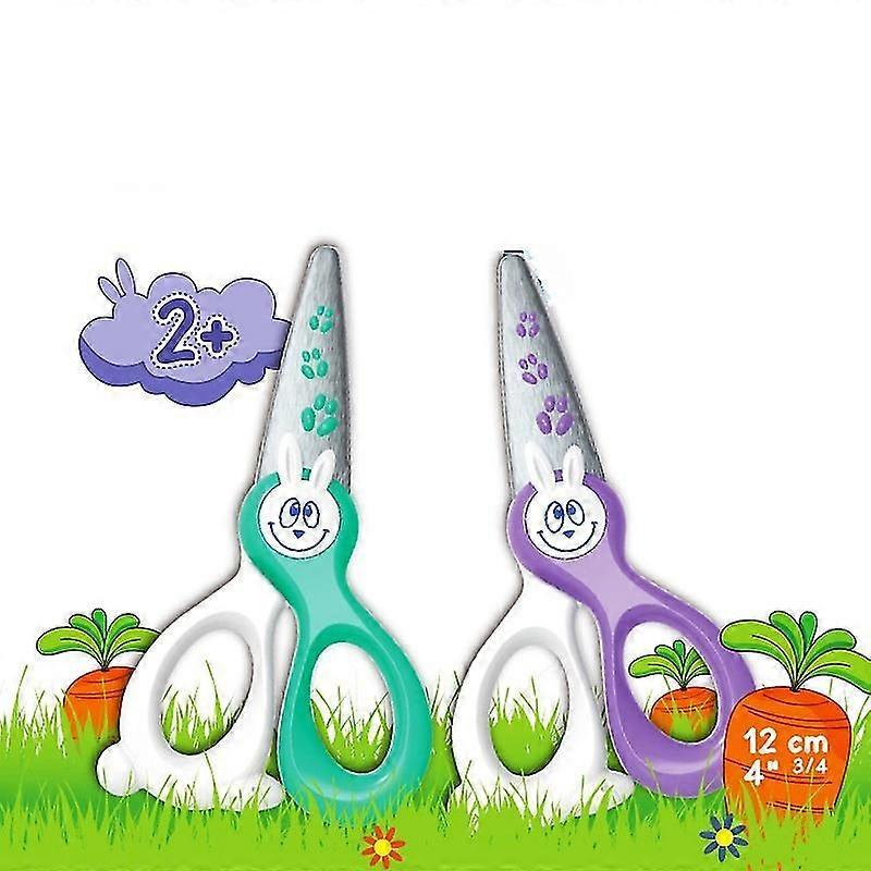 2 Pack Toddlers Scissors, Cute Safety Scissors(random Color)