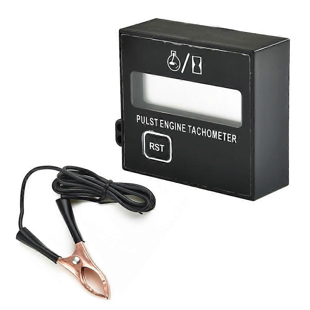 LCD digital motor tachometer chain saw lawn mower induction pulse engine tachometer