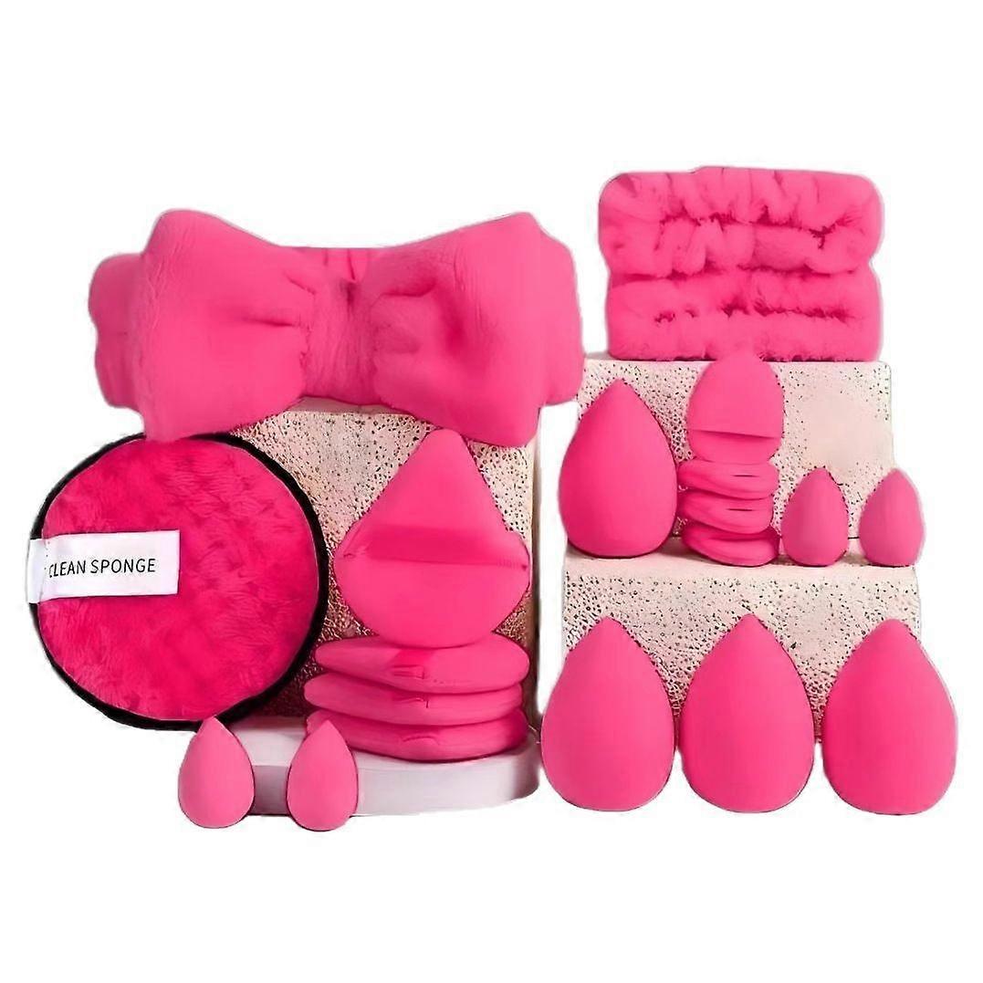 Powder Puff Set, Clean Sponge, For Liquid, Foundation and Concealer, Soft Sponge, Easy to Clean, Beauty Tools Large Combo Set, Wash Face Makeup Puff C