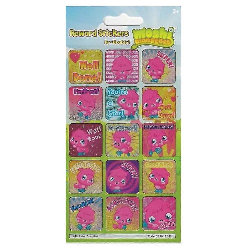 Moshi Monsters Poppet Reward Stickers One Size Multicoloured Multicoloured One Size