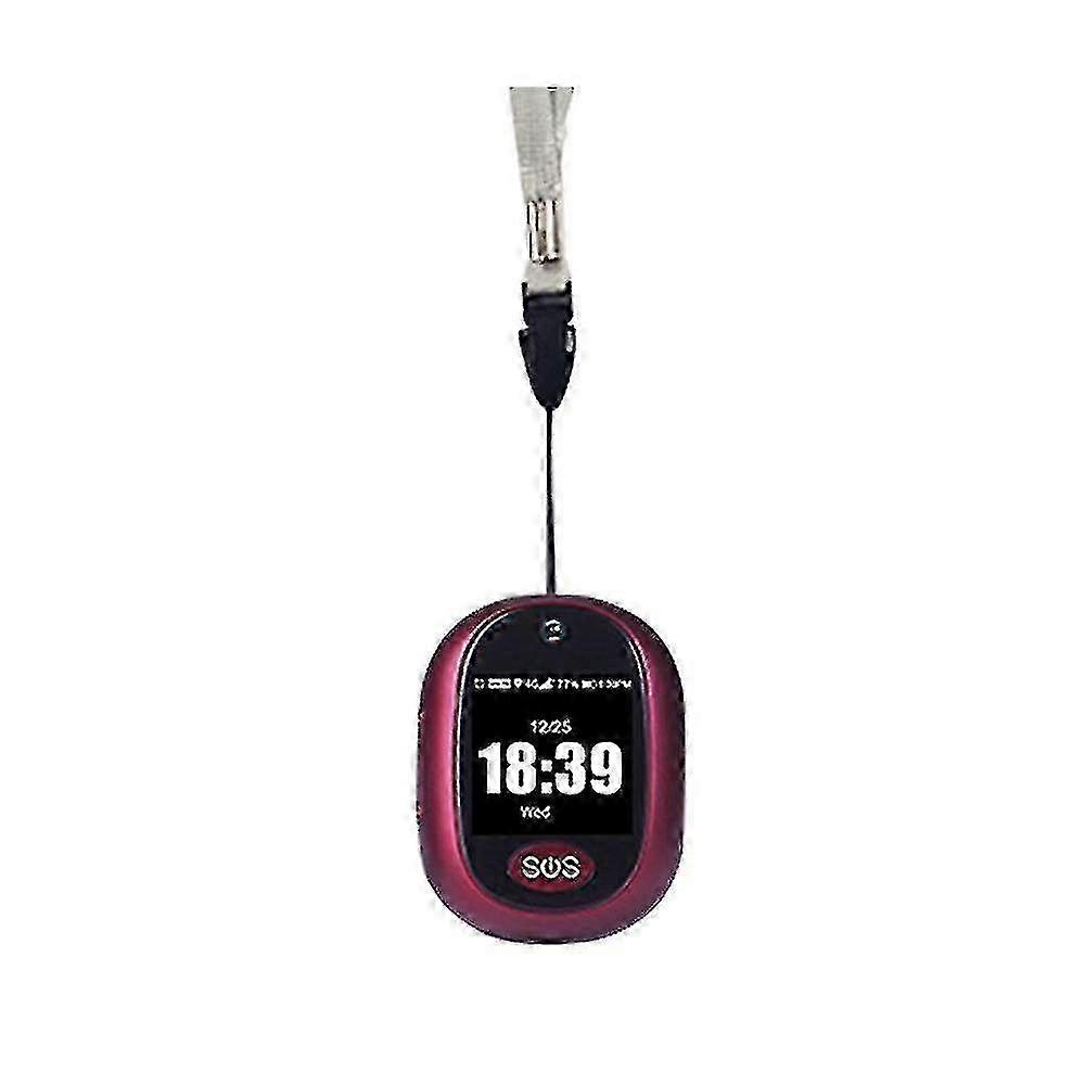 4g Mini Gps Personal Tracker Wecker Sprechende Uhr Wasserdicht (rot) Gps Tracking Anhänger V45 Ältester