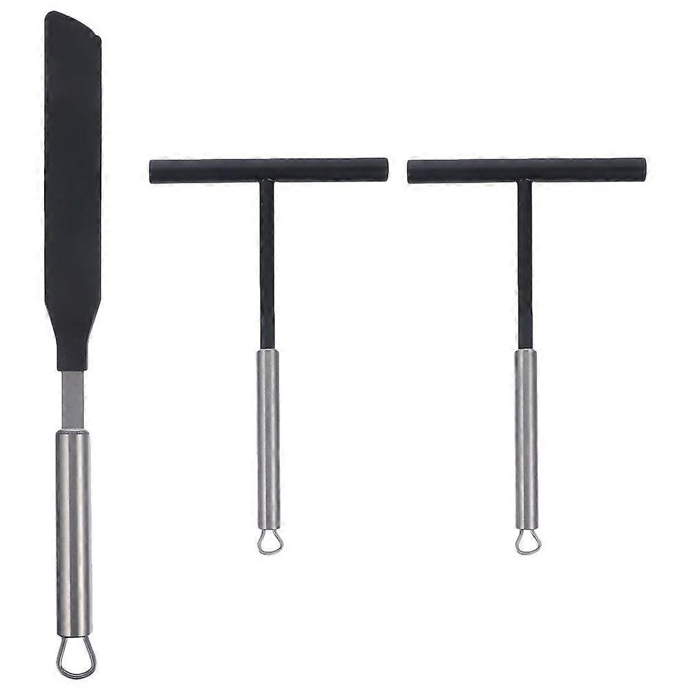 1 Set Pancake Making Crepe Spreader Scraper Kitchen Crepe Spreader Spatula