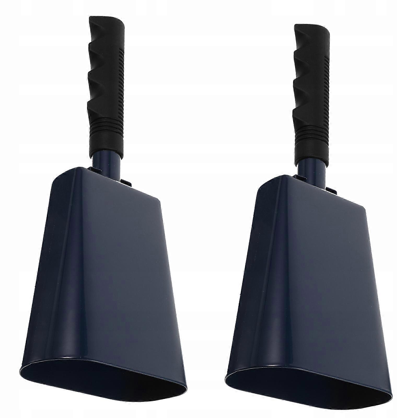 2pcs Cowbell With Handle Noise Maker Sports Events Cowbell Cheering Hand Co