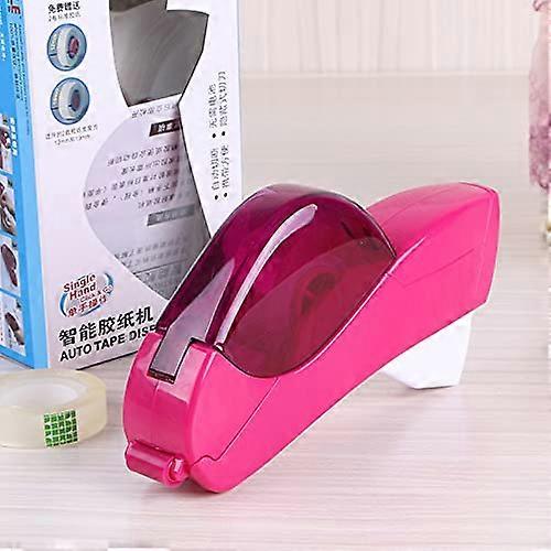 Office Tape Dispenser Packaging Tape Dispenser Arts And Crafts Rose Red Automatic Hand-Held