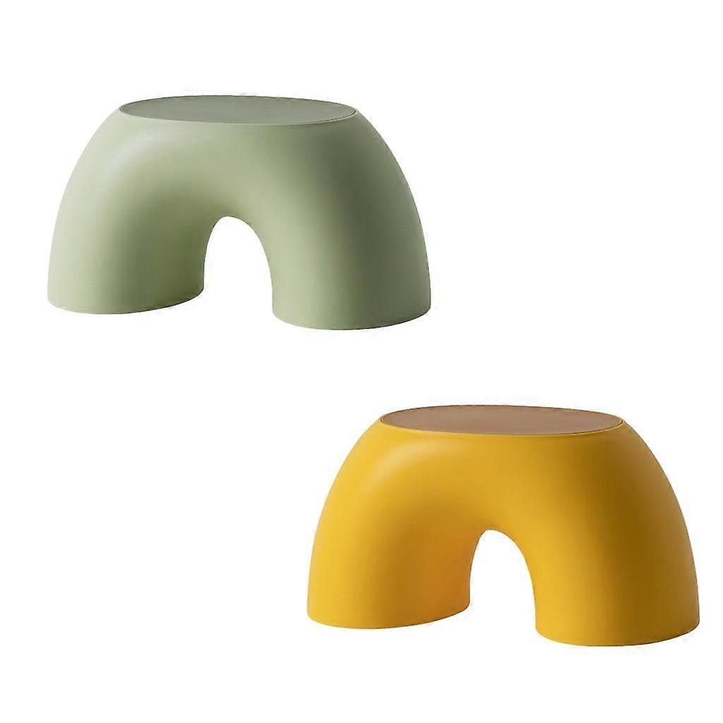 2x שרפרף ביתי קטן מעשי ריהוט לרגלי בית כיסא מושב ילד