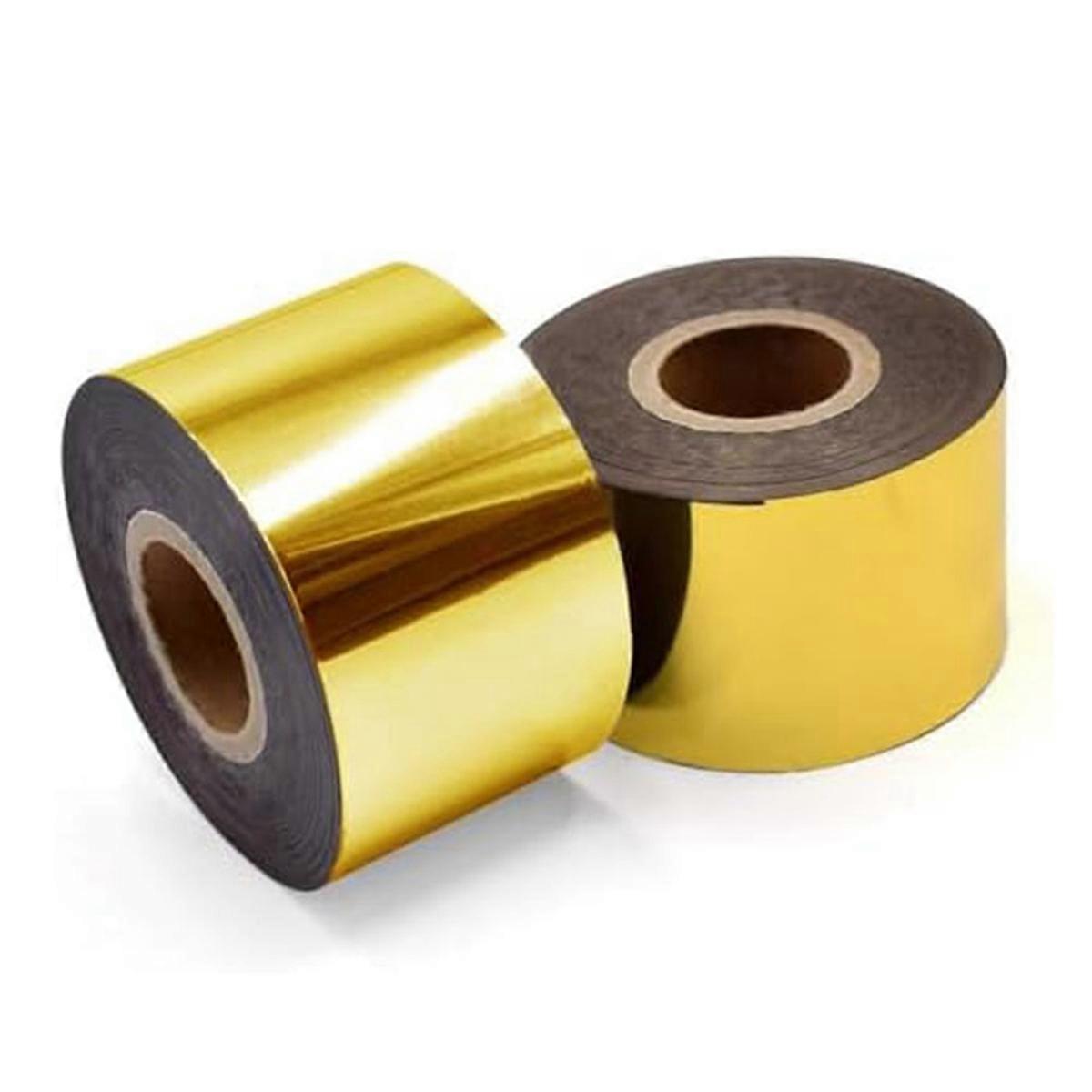 ورق احباط ختم الساخن مع 1.5x400ft ، زخرفة DIY الذهب