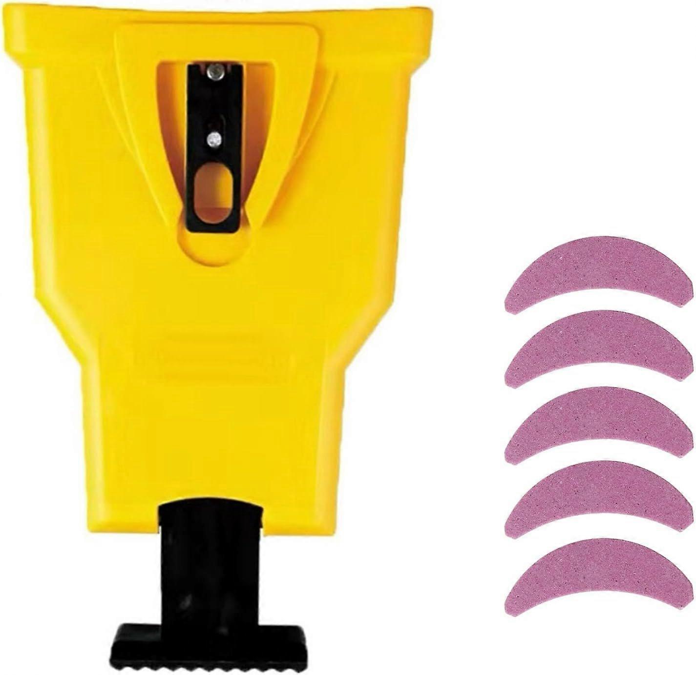 Portable Chainsaw Sharpener, Fast Sharpener, Professional Chainsaw Sharpening Kit, with 5 Sharpening Stones