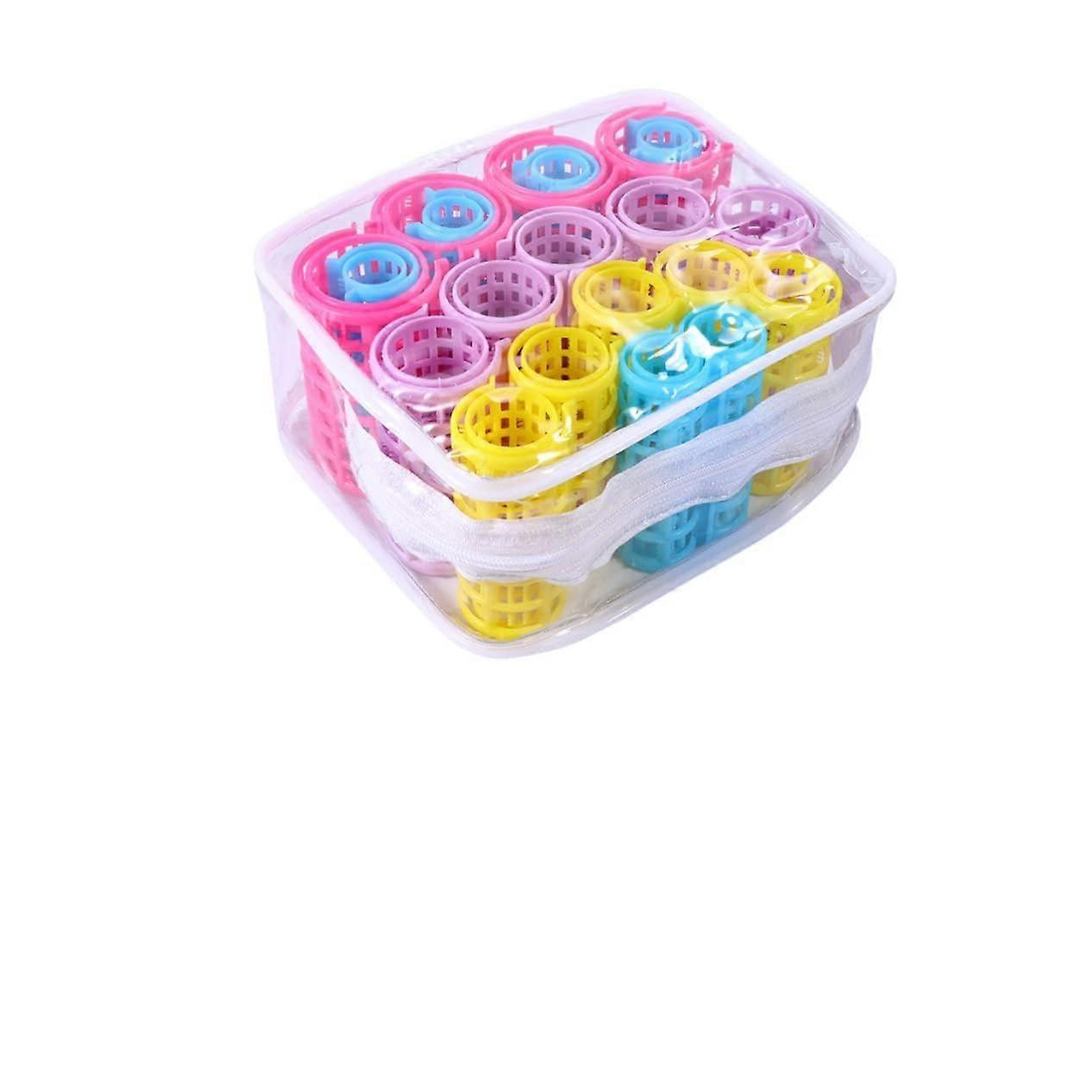 20 Pcs Diy Hair Curlers Walker Rollers for Medium Hair Self Grip Curling s Random Color
