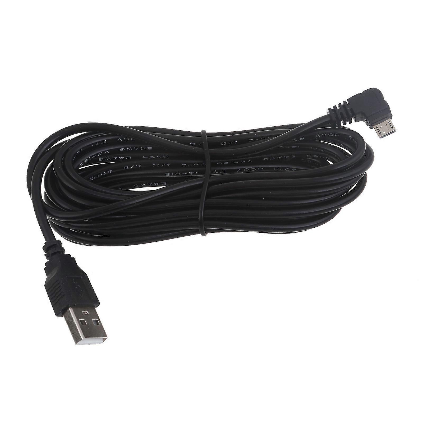 Micro USB 90 Degree Cable for DVR Surveillances Camera and More Right Angled Micro USB to USB Charging Cable