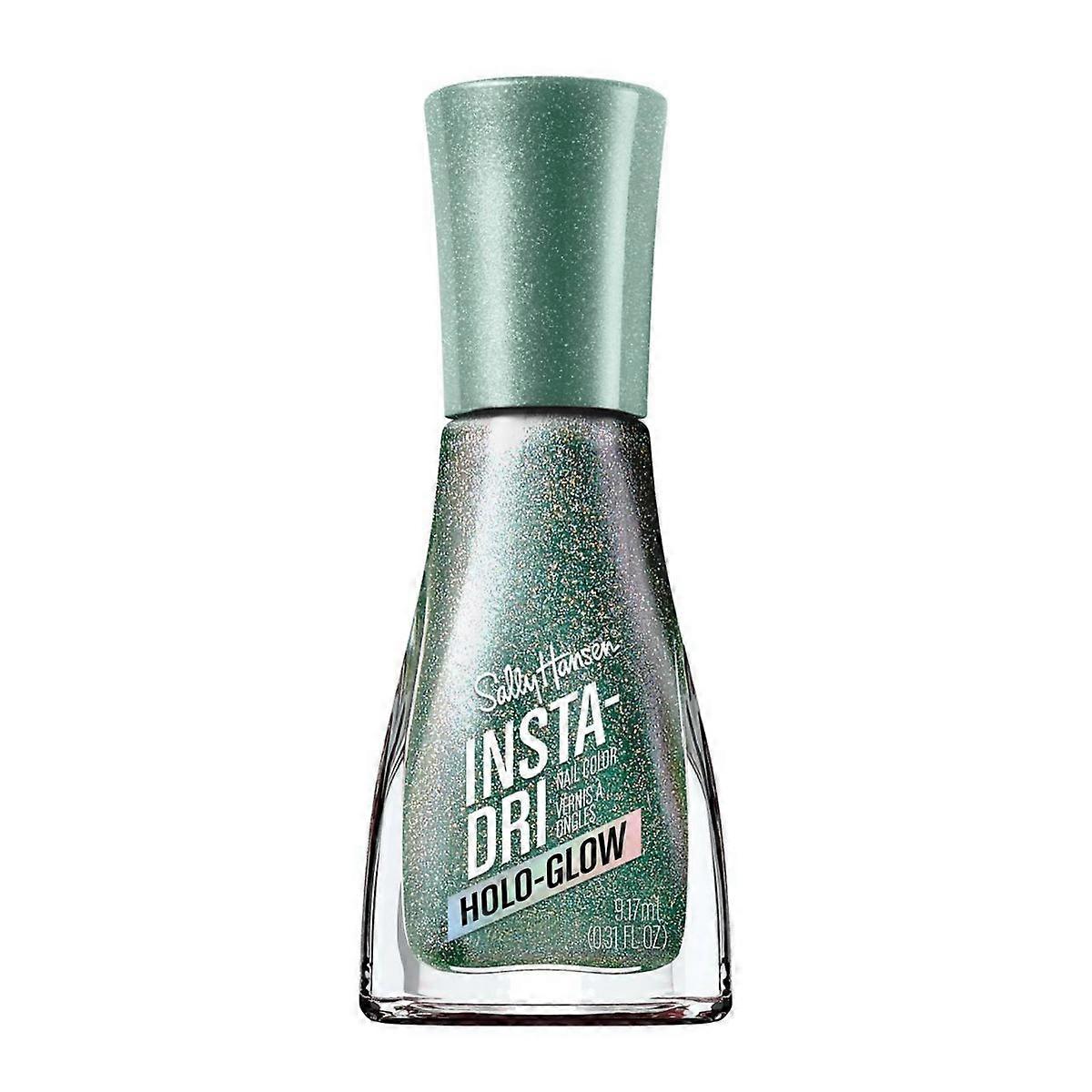 Sally Hansen Insta, Dri 指甲油 - 全息 - 发光系列 - 104 所有闪光 - 0.31液体盎司