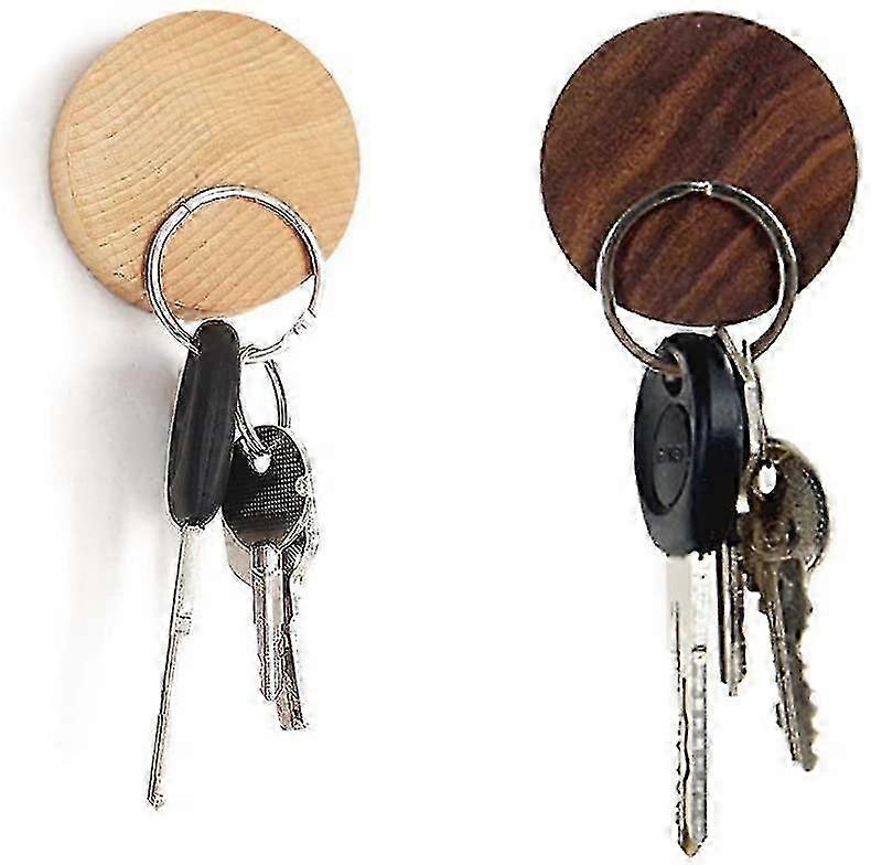 Ξύλινη μαγνητική βασική κρεμάστρα τοίχων γάντζων κατόχων κλειδιών γύρω από την κρεμάστρα για το δώρο νομισμάτων κλειδιών