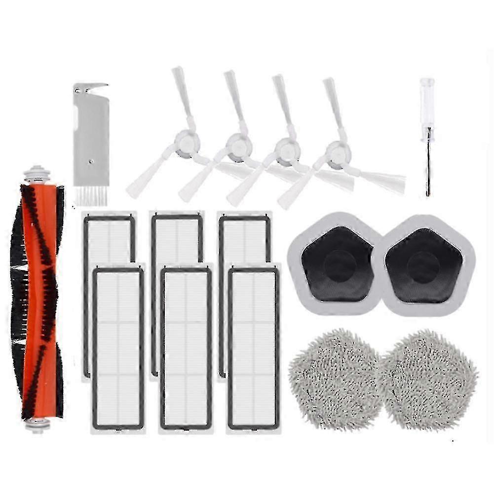 17pcs Kit Compatible With Bot W10w10 Pro Robot Vacuum Cleaner Main Side Brush Hepa Filter Mop Cloth And Mop Ho
