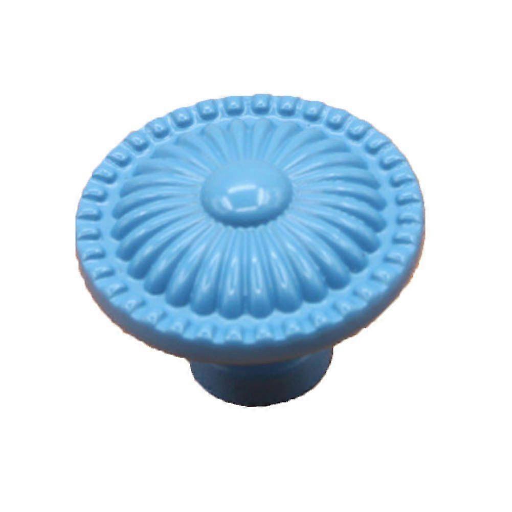 High quality 388 Wintersweet drawer cabinet door handle single hole round handle (blue)