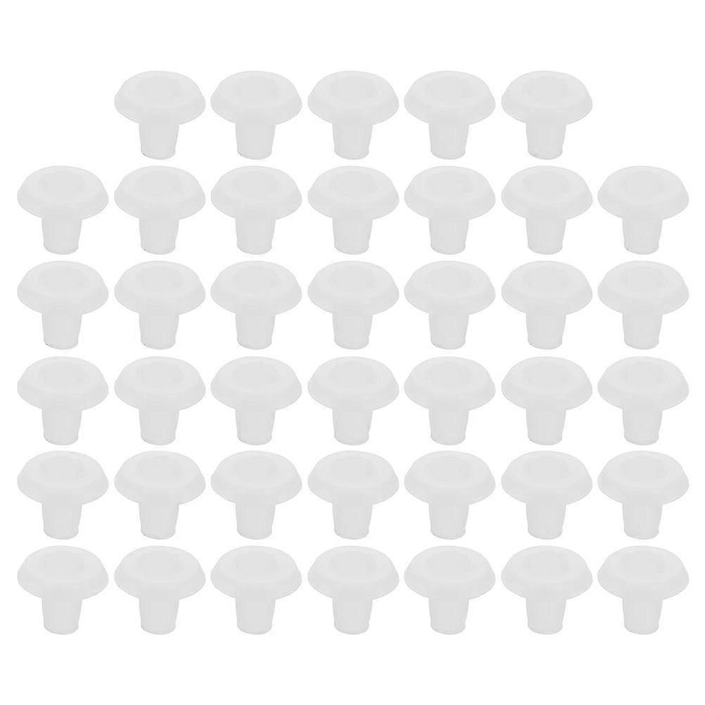 40 Pcs Drapery Tape Window Blinds Components Vertical Blinds Bottom Rail Rail Button Plugs Wood Blin