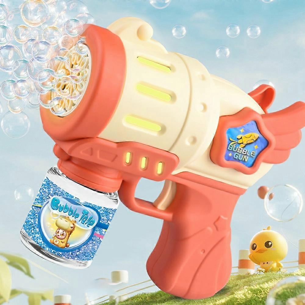 333-18 Bubble Machine Toy Electric Handheld Automatic Multi-Hole Bubble Gun for Kids
