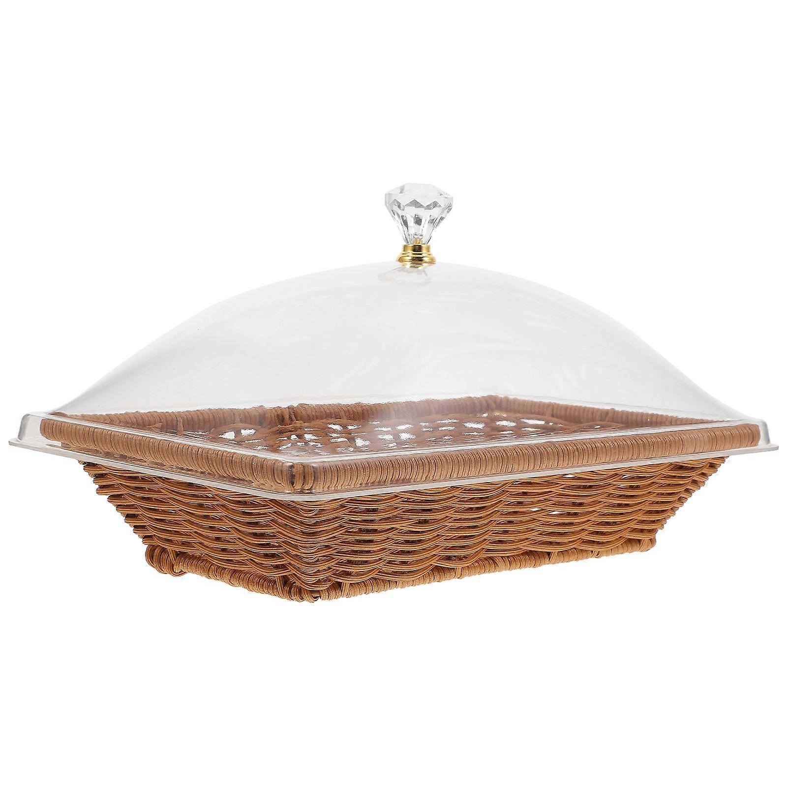Versatile Woven Basket, Practical Serving Tray for Home Decor