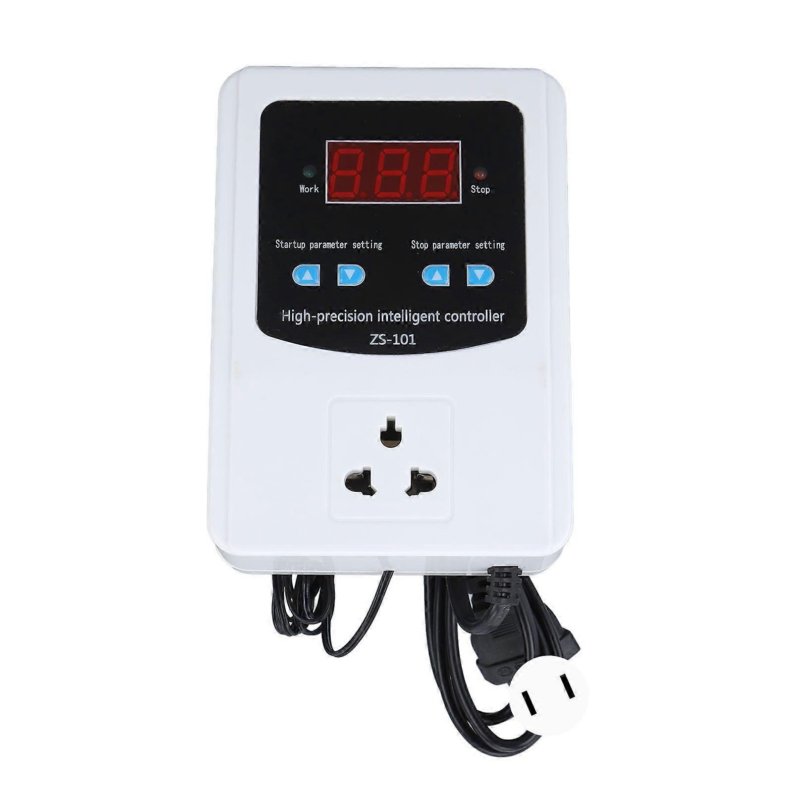 1500W Greenhouse Temperature Controller Digital Air Temperature Controller Thermostat LCD Display 10A