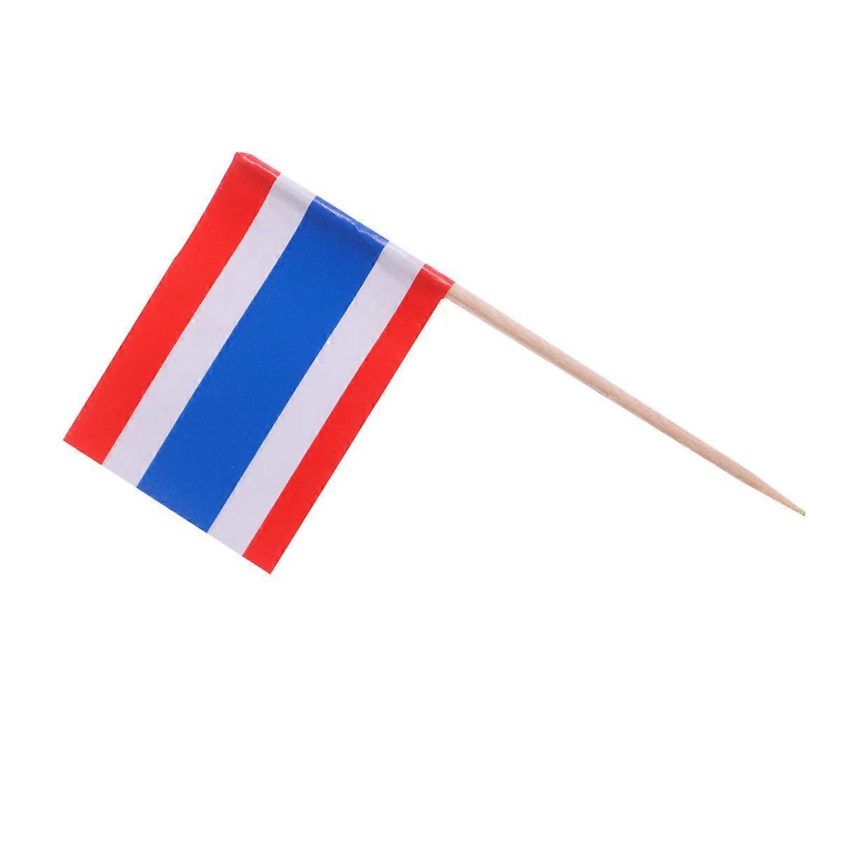 Disposable Flag Decorations, Suitable for Cake and Fruit Picks